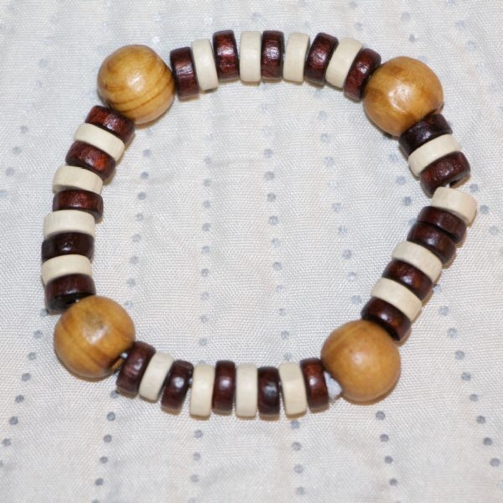 Wood Bead Bracelet